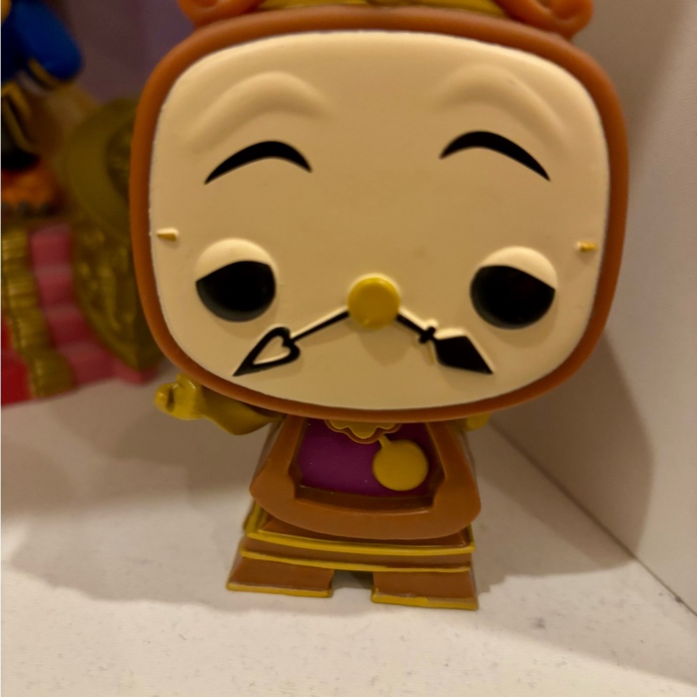 Funko Cogsworth Vinyl Figure - Brown and Yellow